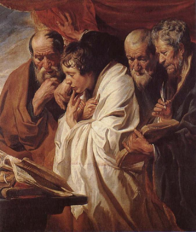Jacob Jordaens The four Evangelists France oil painting art